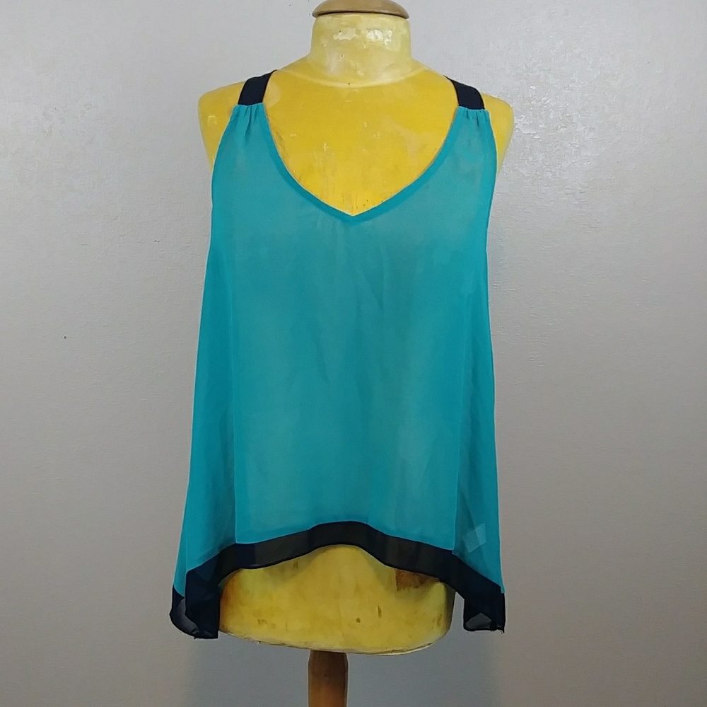 BISOU BISOU High Low Tank Blouse